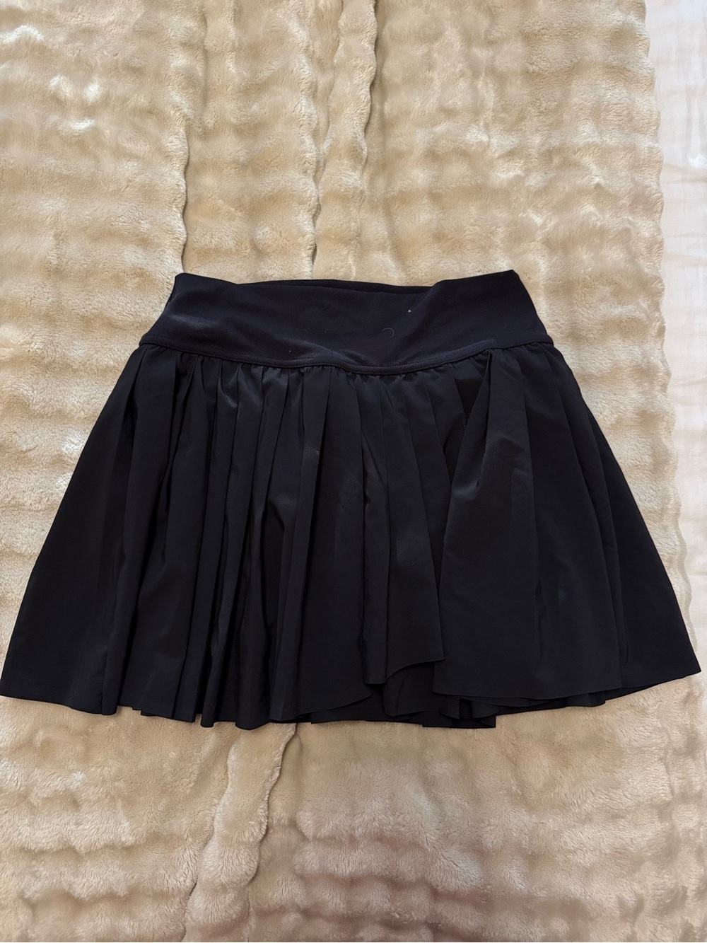 aerie Black Pleated Tennis Skirt
